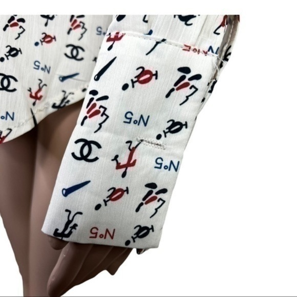 Women Top Blouse Buttons Down Later C Sz Small - Picture 8 of 12